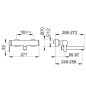 Keuco Plan blue - Mitigeur de lavabo, chrome 53921010225