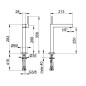 Keuco Edition 90 - Mitigeur de lavabo, chrome 59002010103