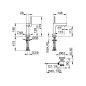 Keuco Edition 90 - Mitigeur de lavabo avec vidage, chrome 59104010000