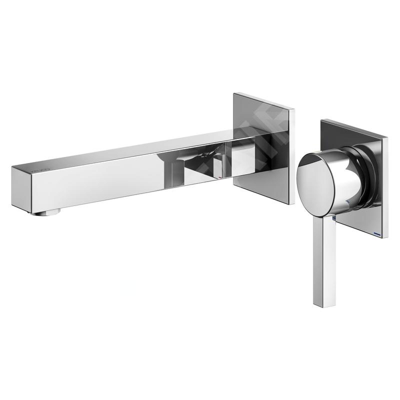 Keuco Edition 90 - Mitigeur de lavabo encastré, installation à 2 trous, chrome 59116010200