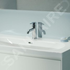 Laufen Lua - Mitigeur de lavabo Eco+, avec bonde, chrome H3110810041241