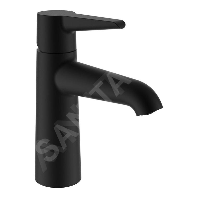 Laufen Pure - Mitigeur de lavabo, Eco+, noir mat HF901702428000