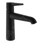 Laufen Pure - Mitigeur de lavabo, Eco+, noir mat HF901704428000