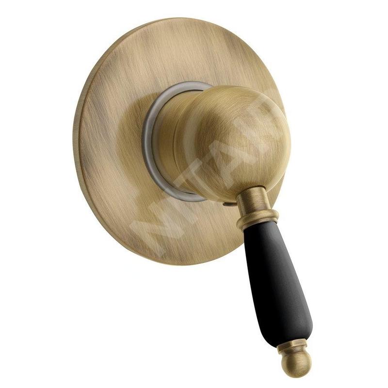 Sapho Kirké Black - Mitigeur de douche encastré, avec corps d’encastrement, bronze KI41NB
