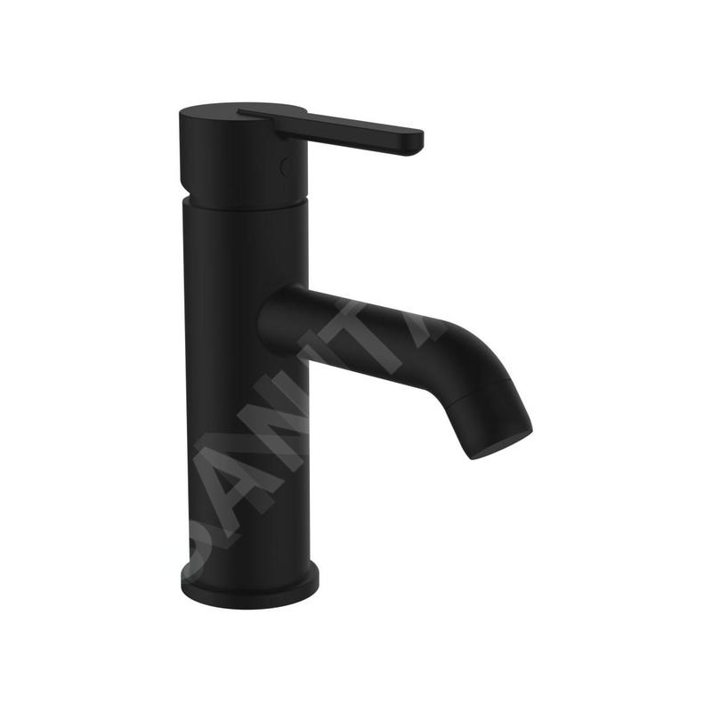 Laufen Lua - Mitigeur de lavabo, Eco+, noir mat H3110810811101