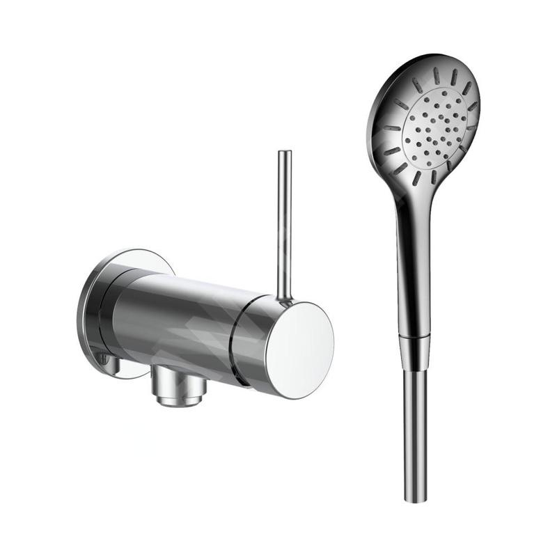 Laufen Twinplus Slim - Mitigeur de douche encastré, avec accessoires, chrome HF505455100000