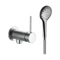Laufen Twinplus Slim - Mitigeur de douche encastré, avec accessoires, chrome HF505455100000