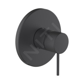 Laufen Twinplus Slim - Mitigeur de douche encastré, noir mat HF505478428000