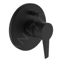 Laufen Pure - Mitigeur encastré 2 sorties, noir mat HF901789428000