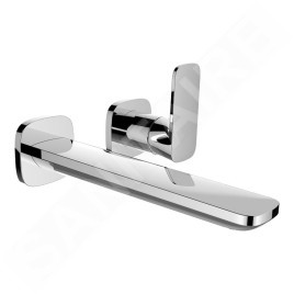 Laufen Cityplus - Mitigeur de lavabo encastrable, installation à 2 trous, chrome HF905370100000