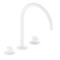 Ravak Espirit - Mélangeur lavabo, montage 3 trous, blanc mat X070238