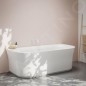 Ravak Espirit - Mitigeur de salle de bains pour montage encastré, montage 3 trous, avec corps, blanc mat X070240