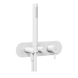 Ravak Espirit - Mitigeur encastré pour 3 appareils, avec accessoires, blanc mat X070245