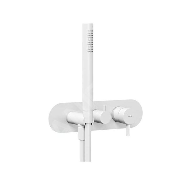 Ravak Espirit - Mitigeur encastré pour 3 appareils, avec accessoires, blanc mat X070245