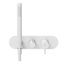 Ravak Espirit - Mitigeur encastré pour 3 appareils, avec accessoires, blanc mat X070245