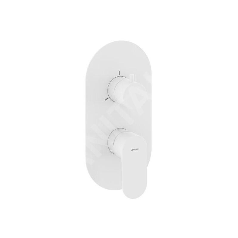 Ravak Eleganta - Robinet encastré 3 sorties, blanc mat X070260