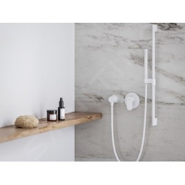 Ravak Eleganta - Mitigeur encastré, avec corps d’encastrement, blanc mat X070262