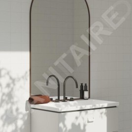 Ravak Espirit - Mélangeur lavabo, montage 3 trous, graphite brossé X070312