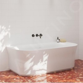 Ravak Espirit - Mitigeur de baignoire indépendant, montage 3 trous, avec corps, graphite brossé X070314