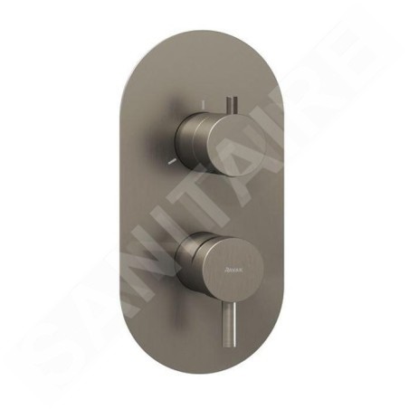 Ravak Espirit - Mitigeur encastrer 3 sorties, graphite brossé X070320