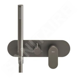 Ravak Eleganta - Mitigeur encastrer 3 sorties, graphite brossé X070333