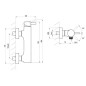 Ravak Espirit - Mitigeur de douche, or rose brossé X070354
