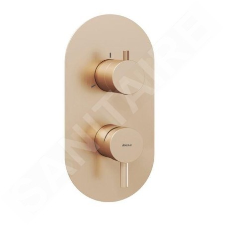 Ravak Espirit - Mitigeur encastré 3 appareils, or rose brossé X070357