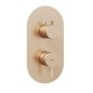 Ravak Espirit - Mitigeur encastré 3 appareils, or rose brossé X070357