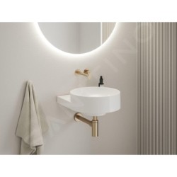 Ravak Eleganta - Mitigeur de lavabo encastré, 2 trous, or rose brossé X070366