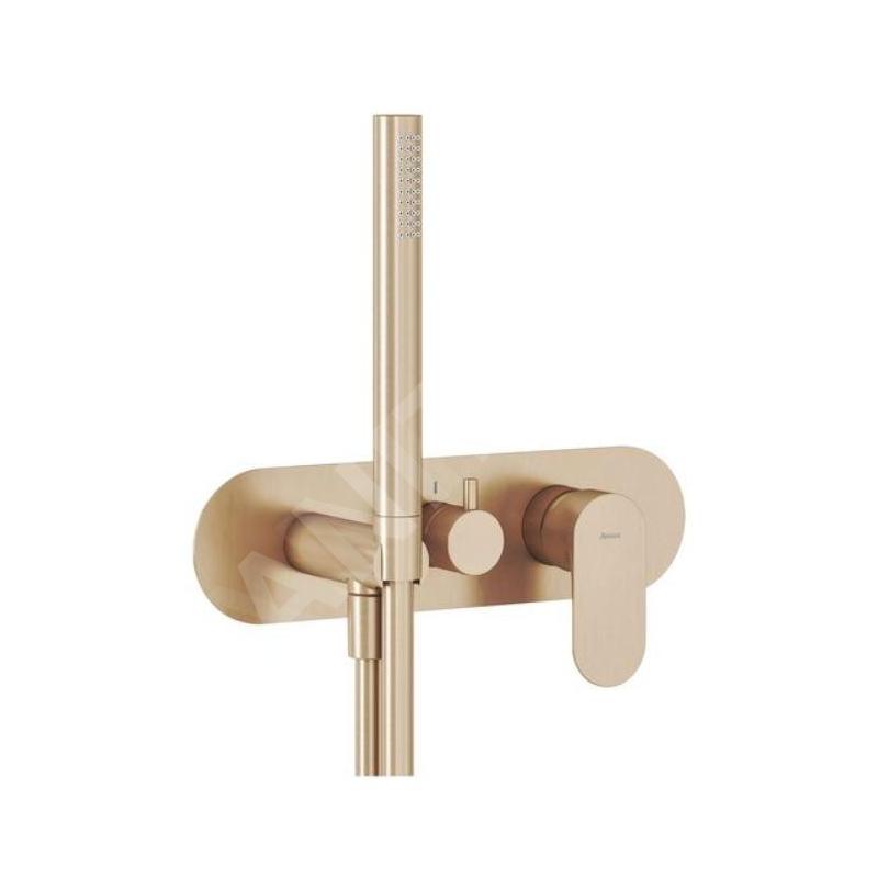 Ravak Eleganta - Mitigeur encastré 3 appareils, or rose brossé X070370