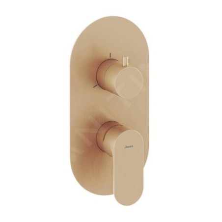 Ravak Eleganta - Mitigeur encastré 3 appareils, or rose brossé X070371
