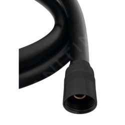 Sapho Accessoires de douche - Flexible de douche, 150 mm, noir mat 1208-17