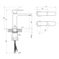 Ravak Eleganta - Mitigeur de lavabo, BeCool, blanc mat X070410