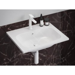 Ravak Eleganta - Mitigeur de lavabo, BeCool, blanc mat X070410
