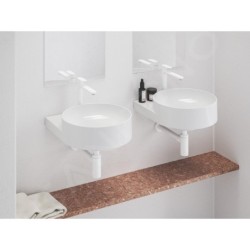 Ravak Eleganta - Mitigeur de lavabo, BeCool, blanc mat X070415