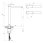 Ravak Eleganta - Mitigeur de lavabo, BeCool, or rose brossé X070423