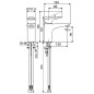 Schell Modus - Mitigeur de lavabo thermostatique, chrome 021820699
