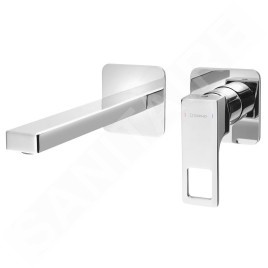 Sapho Forata - Mitigeur de lavabo encastré, installation à 2 trous, chrome FT018