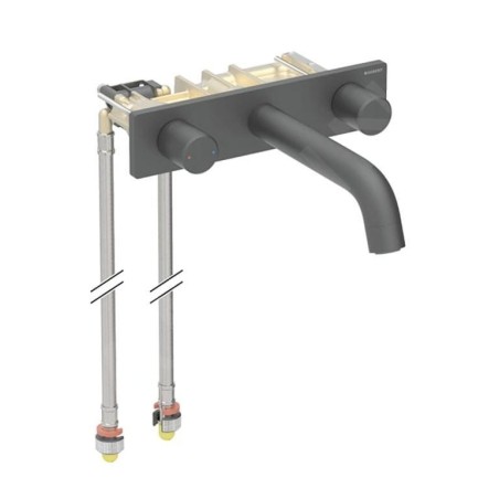 Geberit ONE - Mitigeur de lavabo encastré, easy to clean, noir mat 116.460.14.1