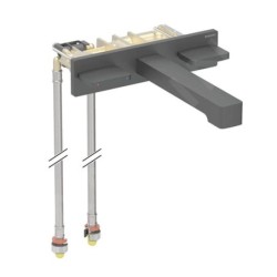 Geberit ONE - Mitigeur de lavabo encastré, easy to clean, noir mat 116.461.14.1