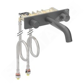 Geberit ONE - Mitigeur de lavabo encastré, easy to clean, noir mat 116.464.14.1