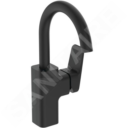 Ideal Standard CeraPlan - Mitigeur de lavabo avec bec tube pivotant, noir BD234XG