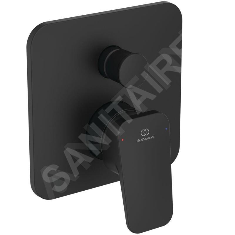 Ideal Standard CeraPlan - Mitigeur de douche encastré, noir BD263XG
