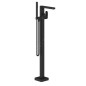 Ravak Chrome - Mitigeur de baignoire pour montage au sol, noir X070434