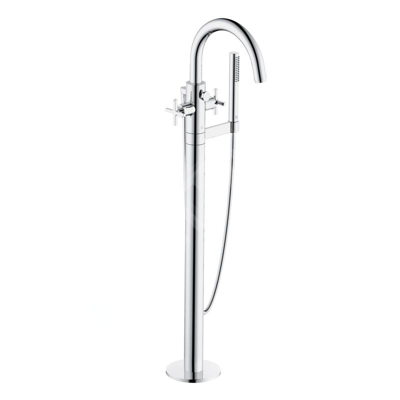 Kludi Nova Fonte - Mitigeur de baignoire pour montage au sol, chrome 205900520