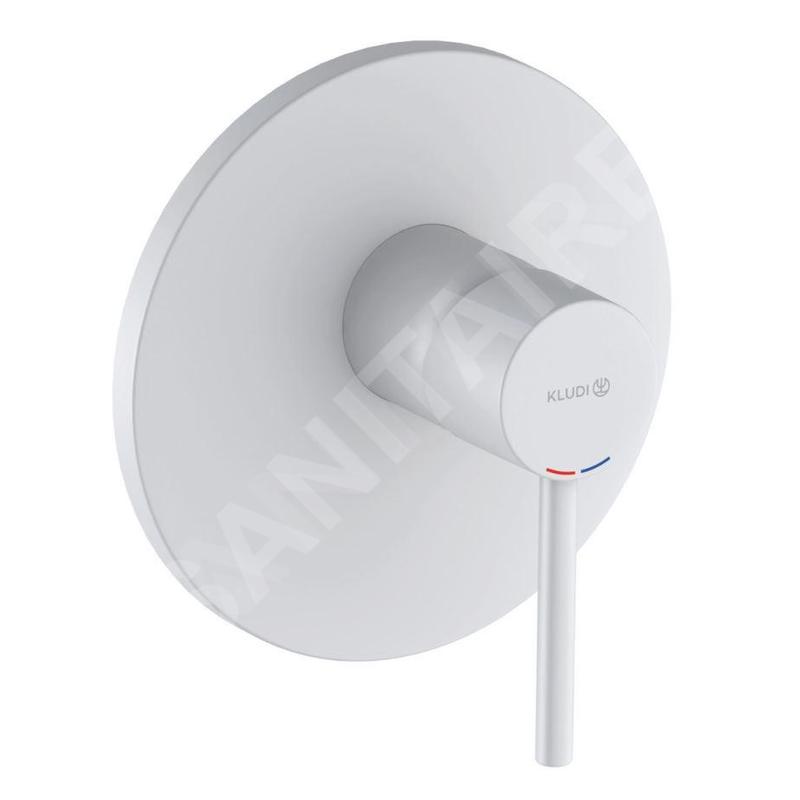Kludi Bozz - Mitigeur de douche encastré, blanc mat 386555376