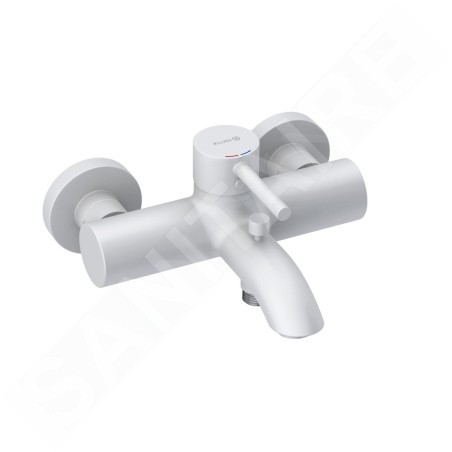 Kludi Bozz - Mitigeur de baignoire, blanc mat 386915376