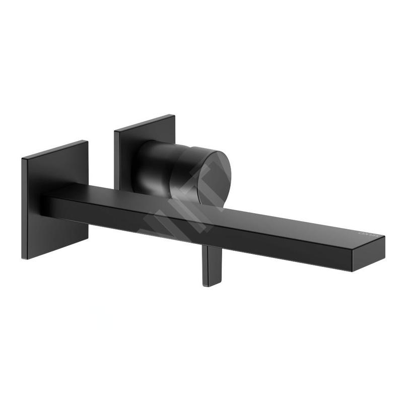 Keuco Edition 11 - Mitigeur de lavabo encastré, 2 trous, noir mat 51116370202
