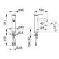 Keuco IXMO - Mitigeur de lavabo, chrome 59501012101