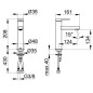 Keuco IXMO - Mitigeur de lavabo, chrome 59501013101